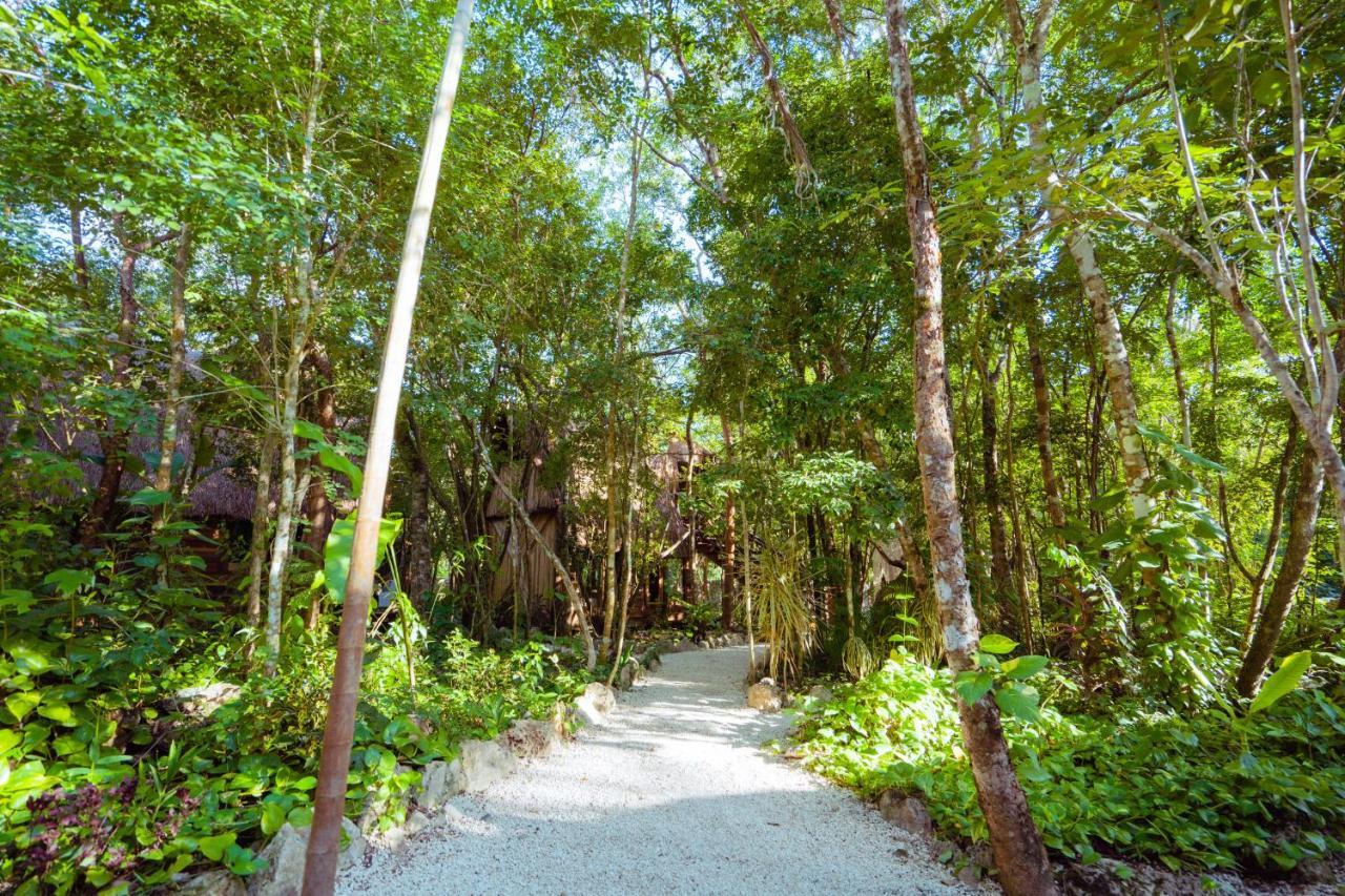 Hostal Madre Tierra Eco Habitat Puerto Morelos Exterior foto
