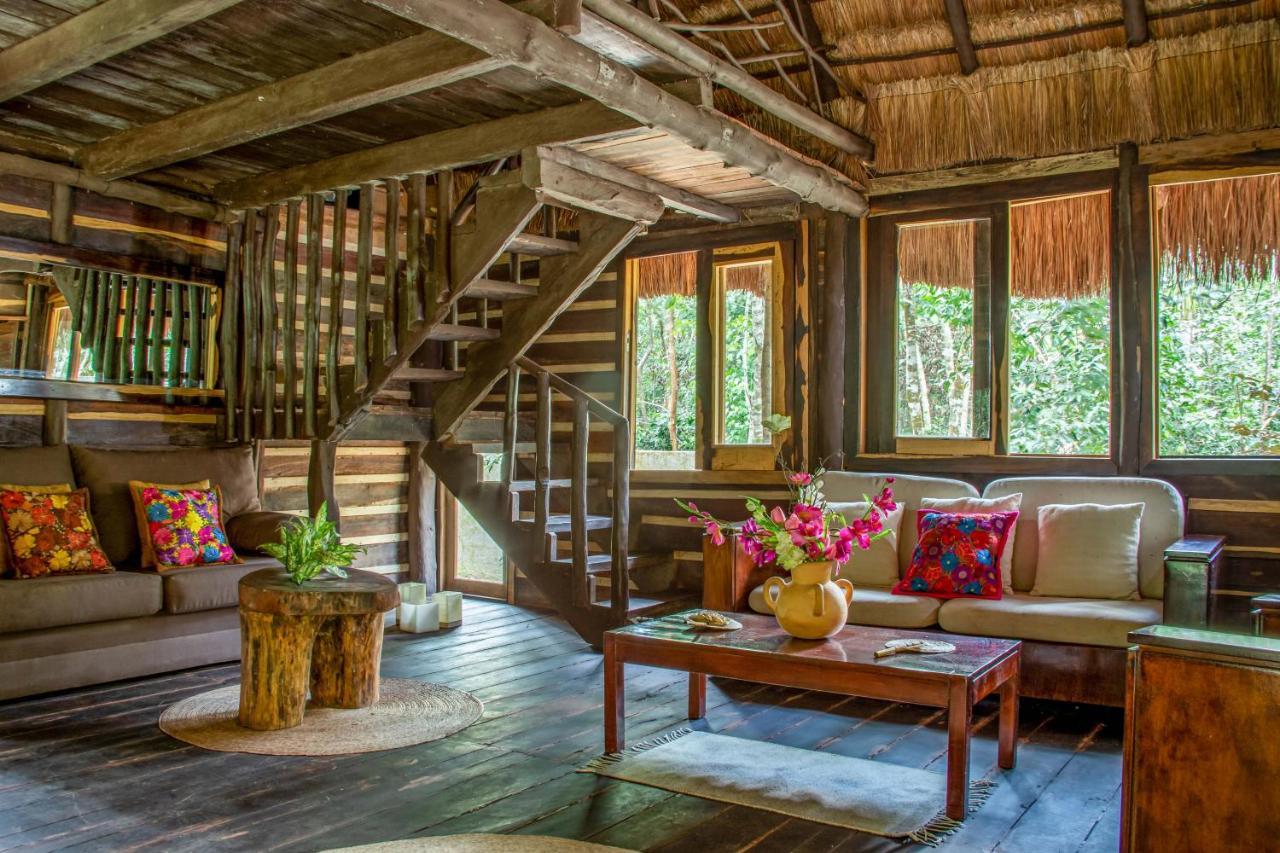 Hostal Madre Tierra Eco Habitat Puerto Morelos Exterior foto