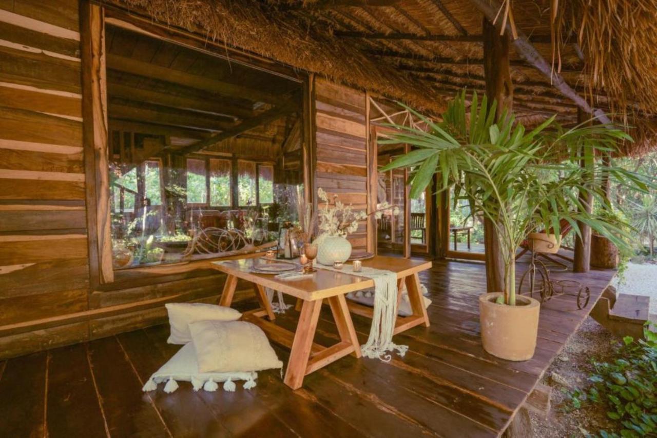 Hostal Madre Tierra Eco Habitat Puerto Morelos Exterior foto