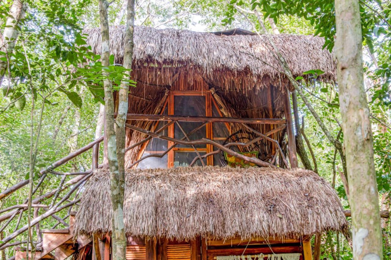 Hostal Madre Tierra Eco Habitat Puerto Morelos Exterior foto