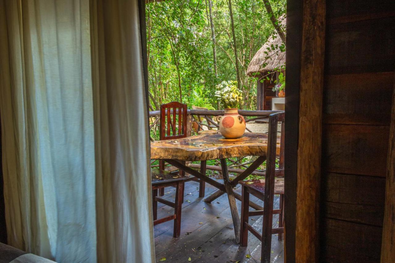 Hostal Madre Tierra Eco Habitat Puerto Morelos Exterior foto