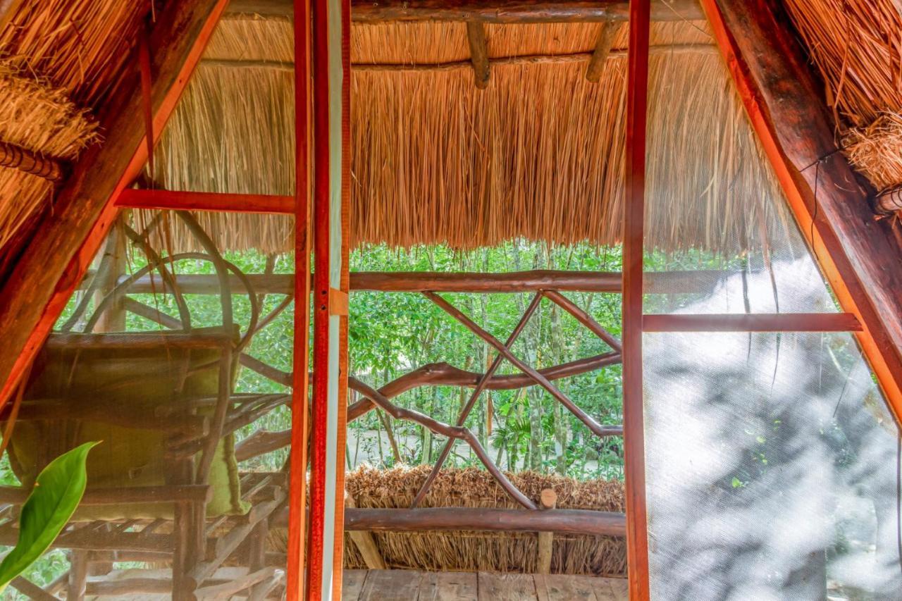Hostal Madre Tierra Eco Habitat Puerto Morelos Exterior foto