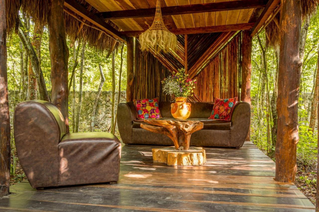 Hostal Madre Tierra Eco Habitat Puerto Morelos Exterior foto