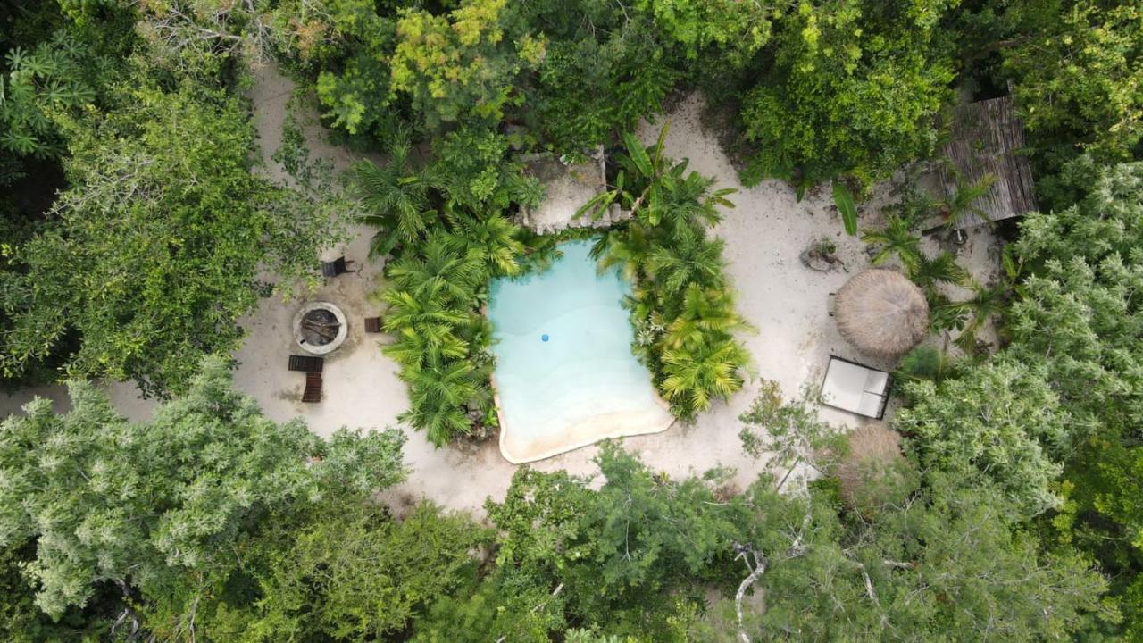 Hostal Madre Tierra Eco Habitat Puerto Morelos Exterior foto