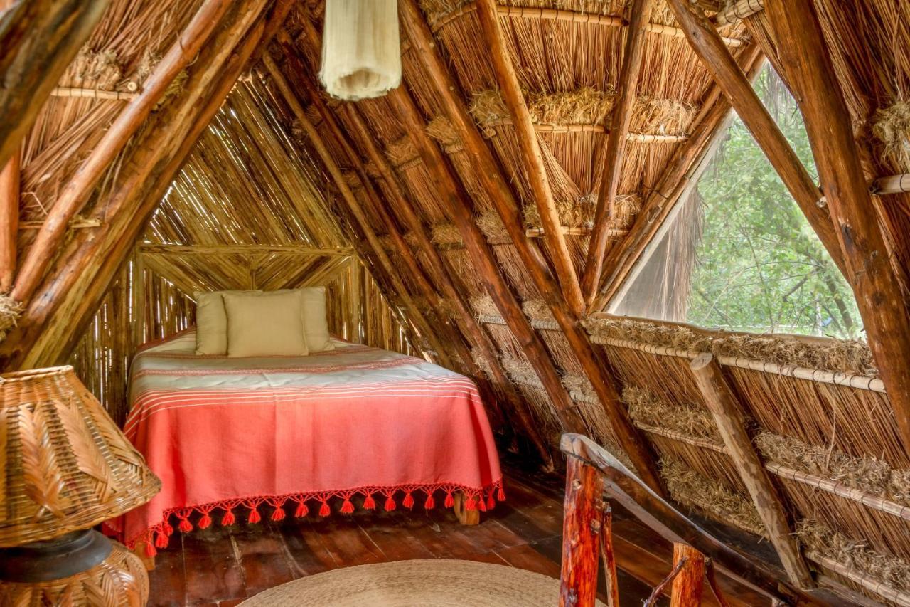 Hostal Madre Tierra Eco Habitat Puerto Morelos Exterior foto