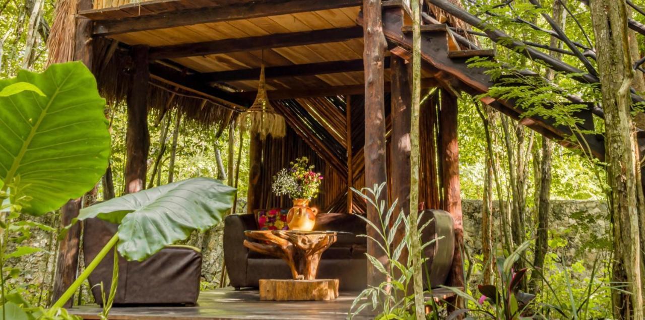 Hostal Madre Tierra Eco Habitat Puerto Morelos Exterior foto
