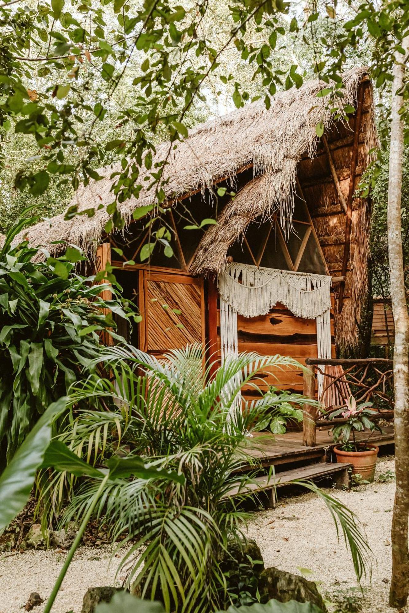 Hostal Madre Tierra Eco Habitat Puerto Morelos Exterior foto