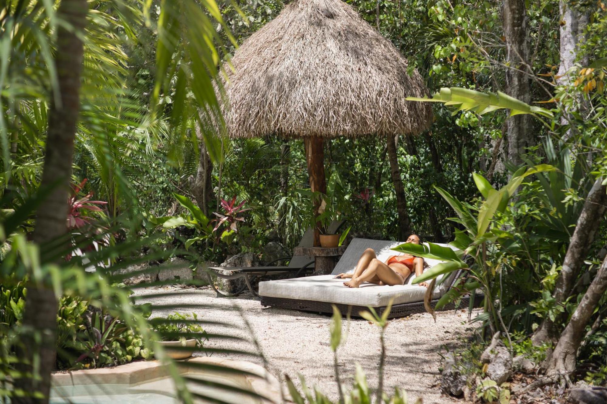 Hostal Madre Tierra Eco Habitat Puerto Morelos Exterior foto