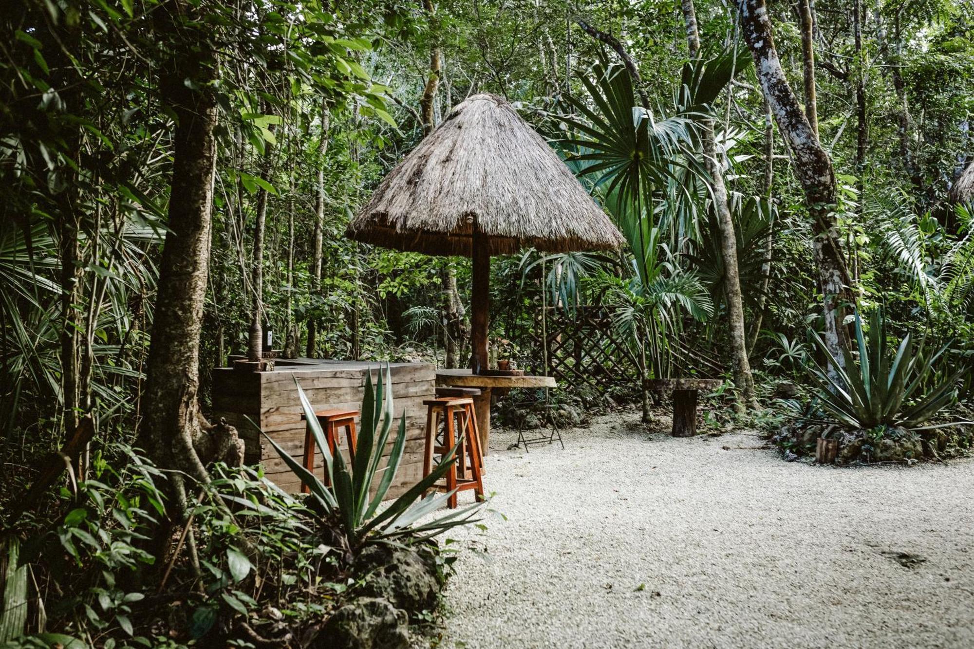 Hostal Madre Tierra Eco Habitat Puerto Morelos Exterior foto