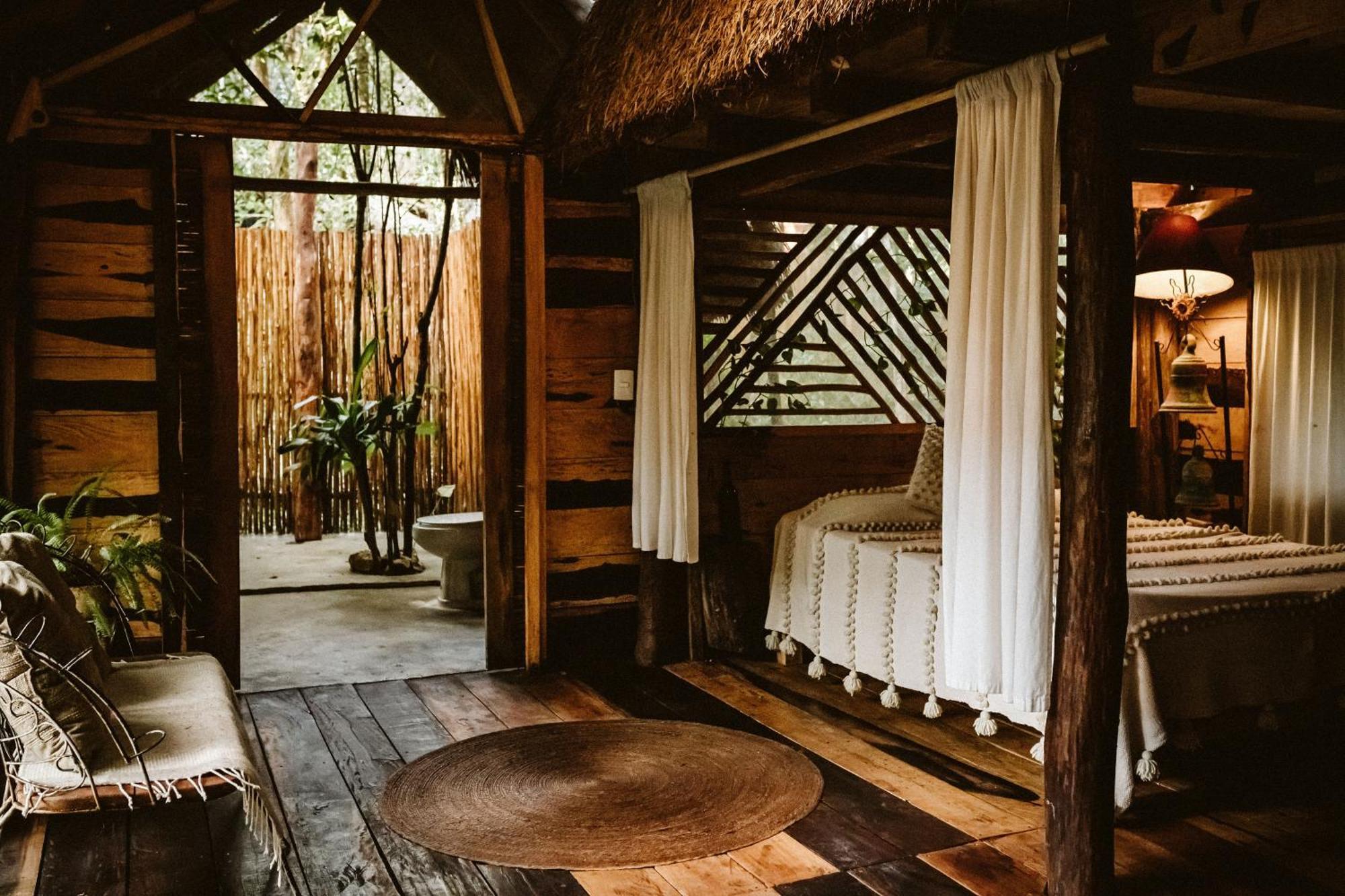 Hostal Madre Tierra Eco Habitat Puerto Morelos Exterior foto