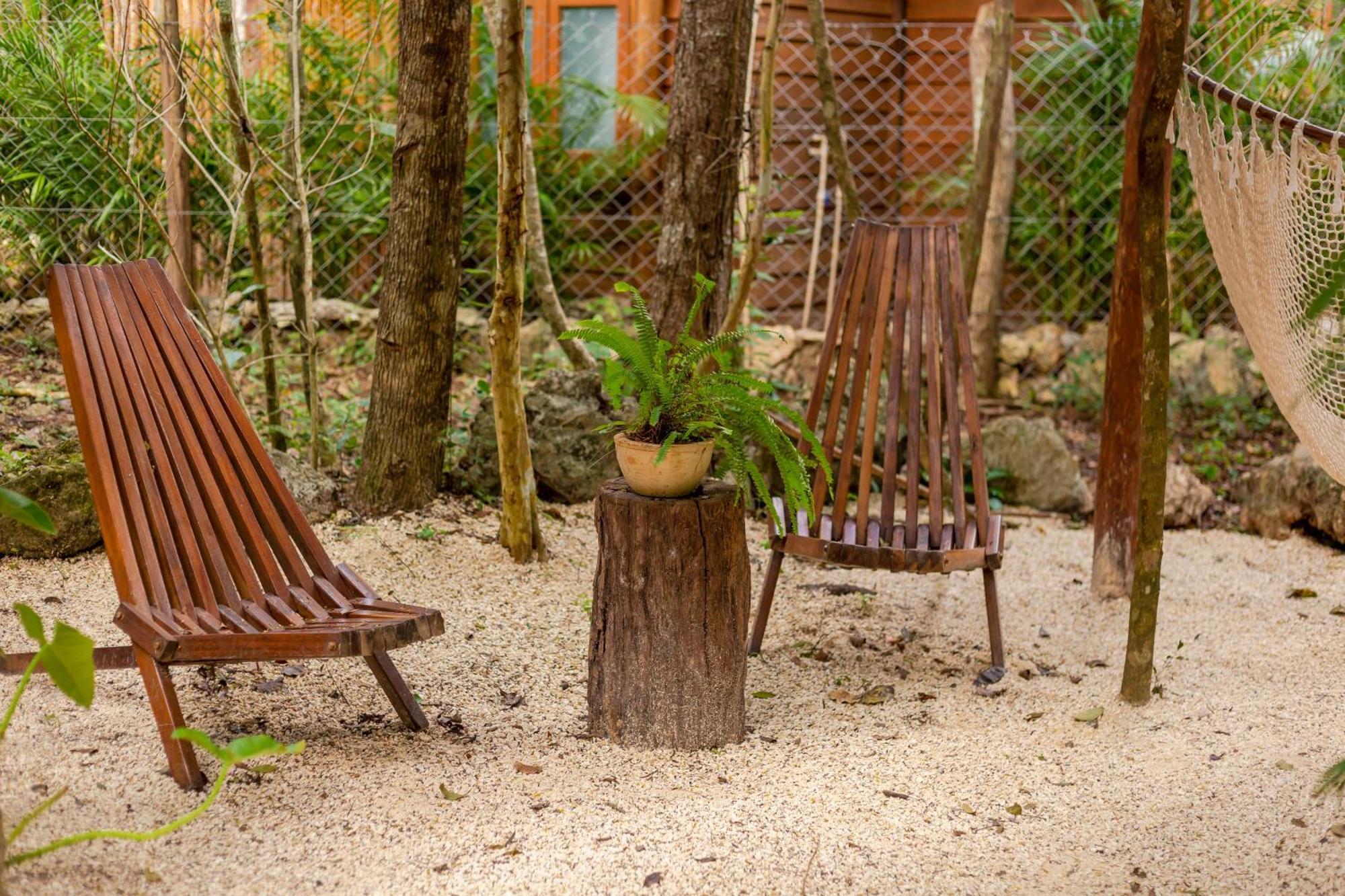 Hostal Madre Tierra Eco Habitat Puerto Morelos Exterior foto