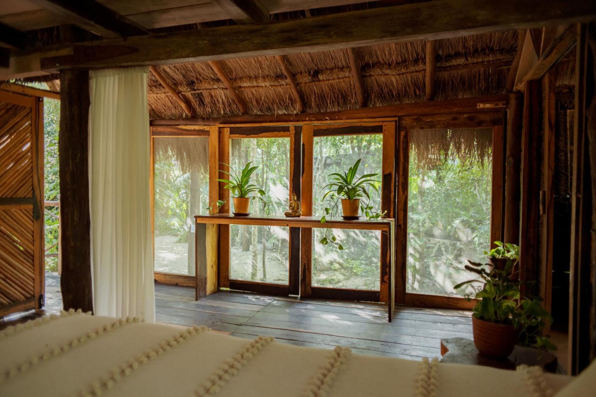 Hostal Madre Tierra Eco Habitat Puerto Morelos Exterior foto