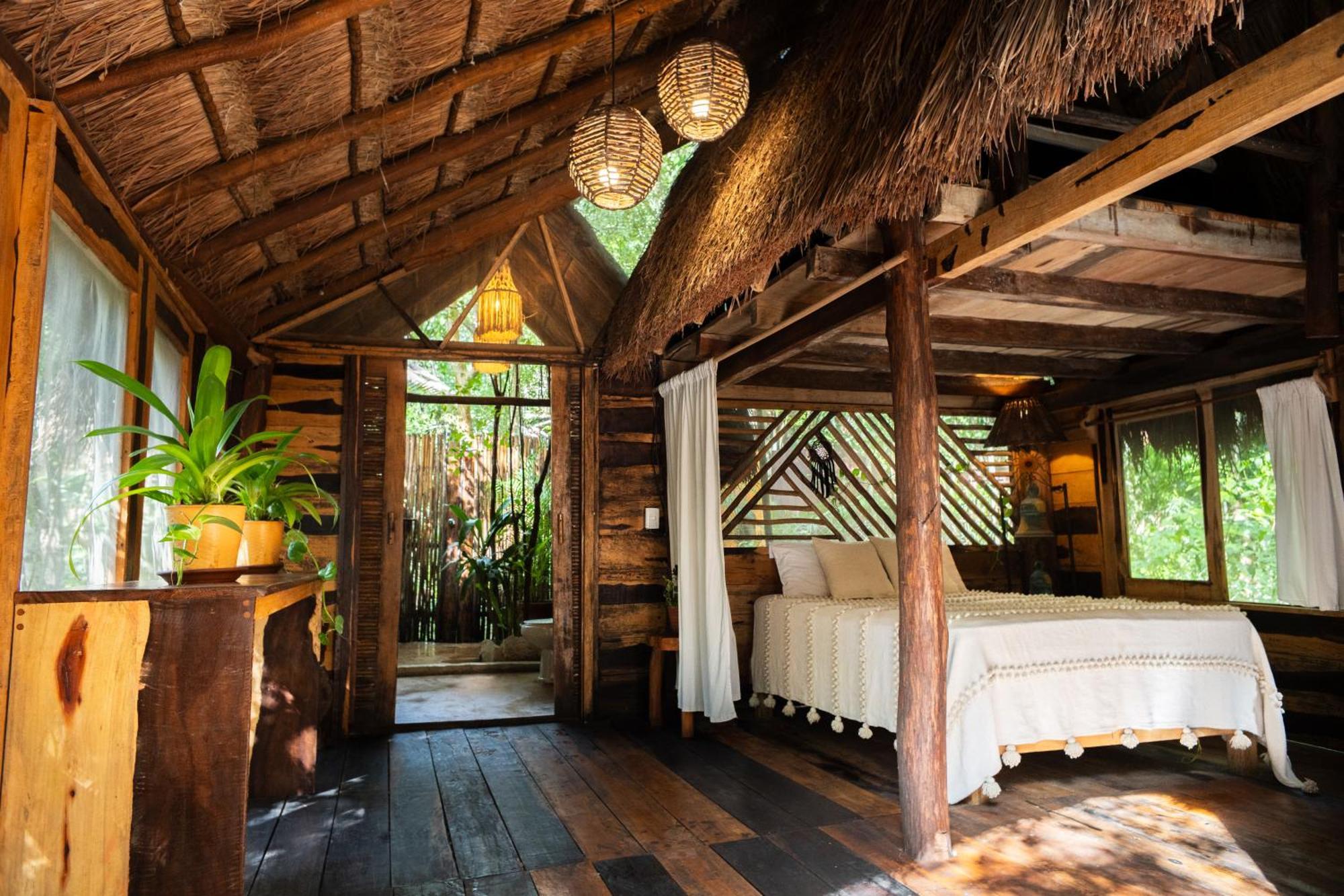 Hostal Madre Tierra Eco Habitat Puerto Morelos Exterior foto