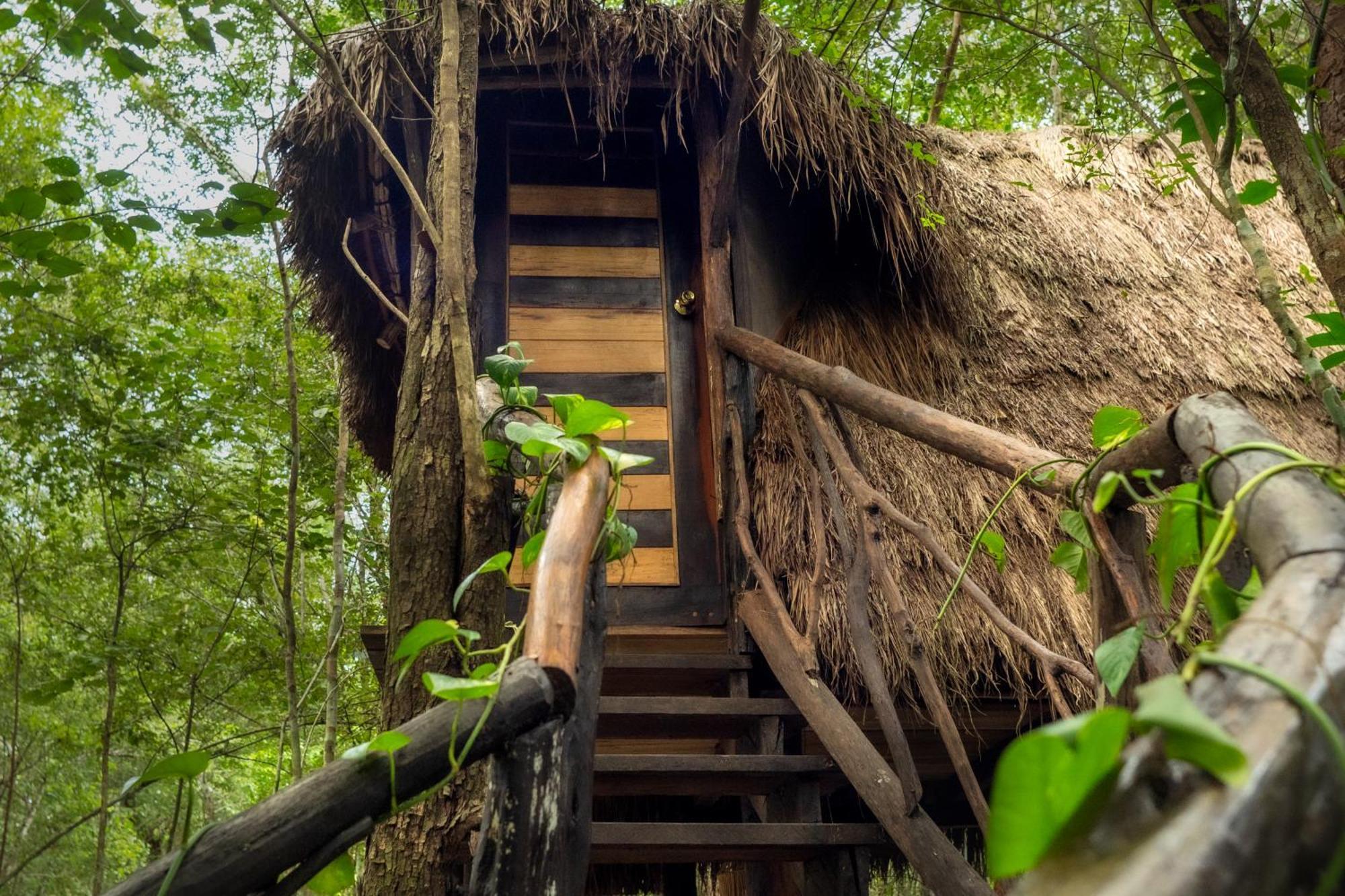 Hostal Madre Tierra Eco Habitat Puerto Morelos Exterior foto